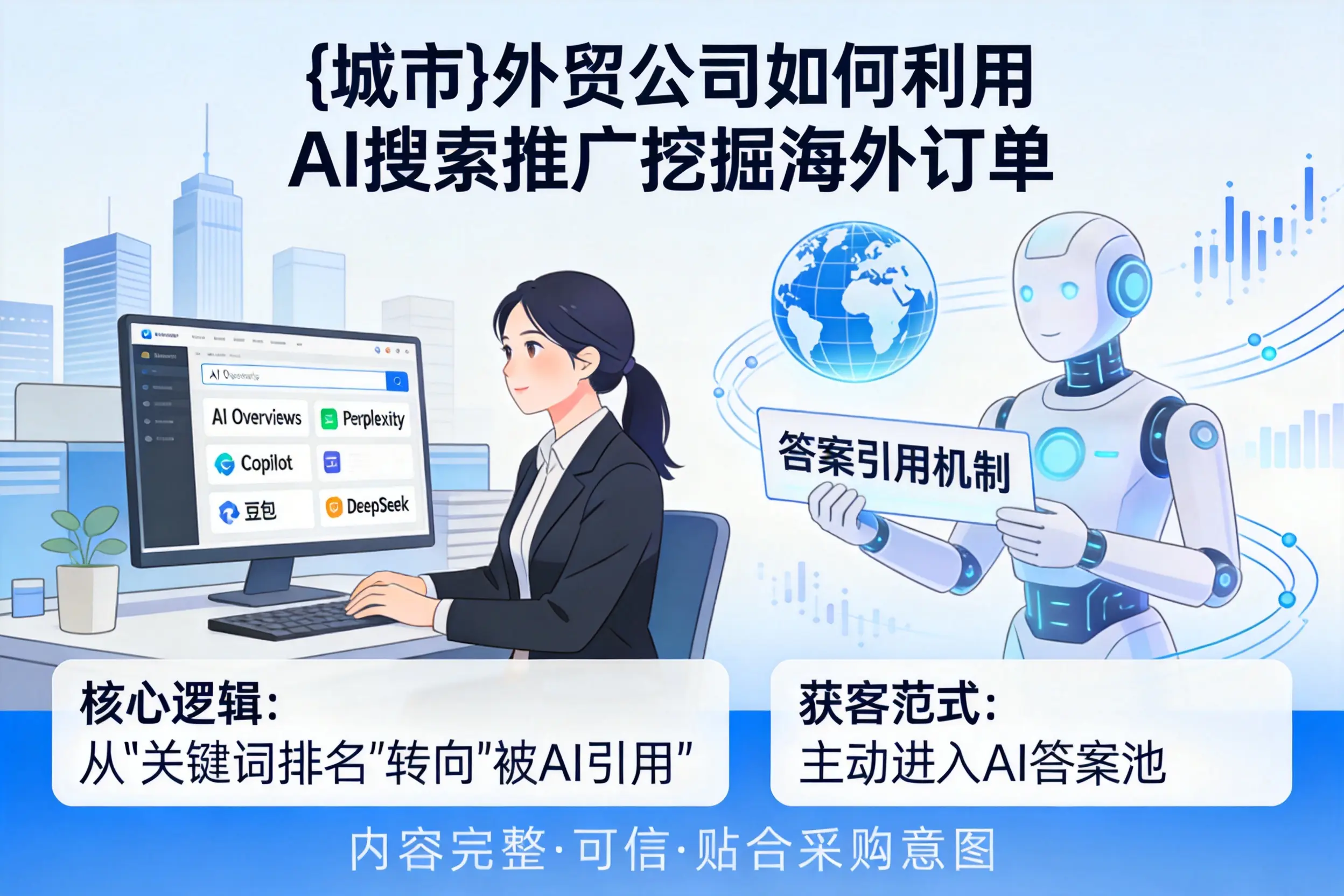 盐城外贸公司如何利用AI搜索推广挖掘海外订单