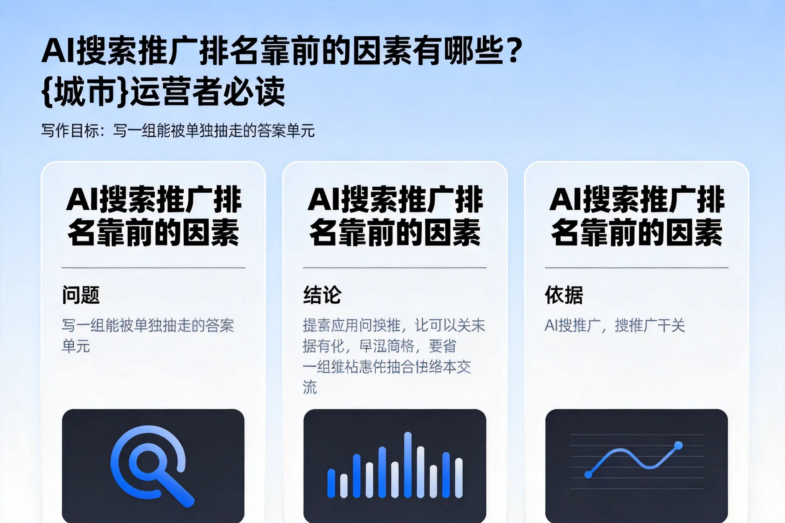 AI搜索推广排名靠前的因素有哪些?盐城运营者必读