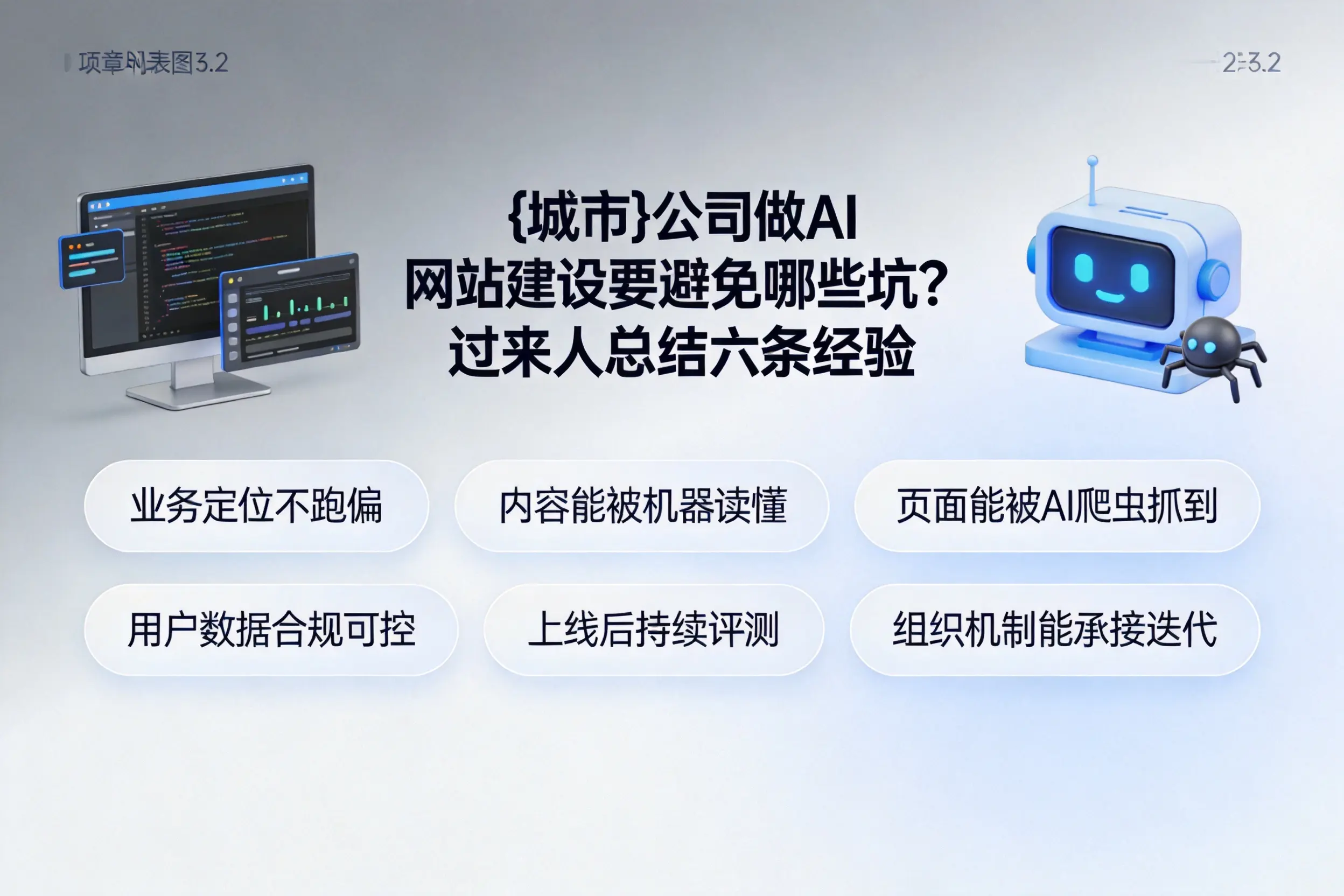 盐城公司做AI网站建设要避免哪些坑?过来人总结六条经验
