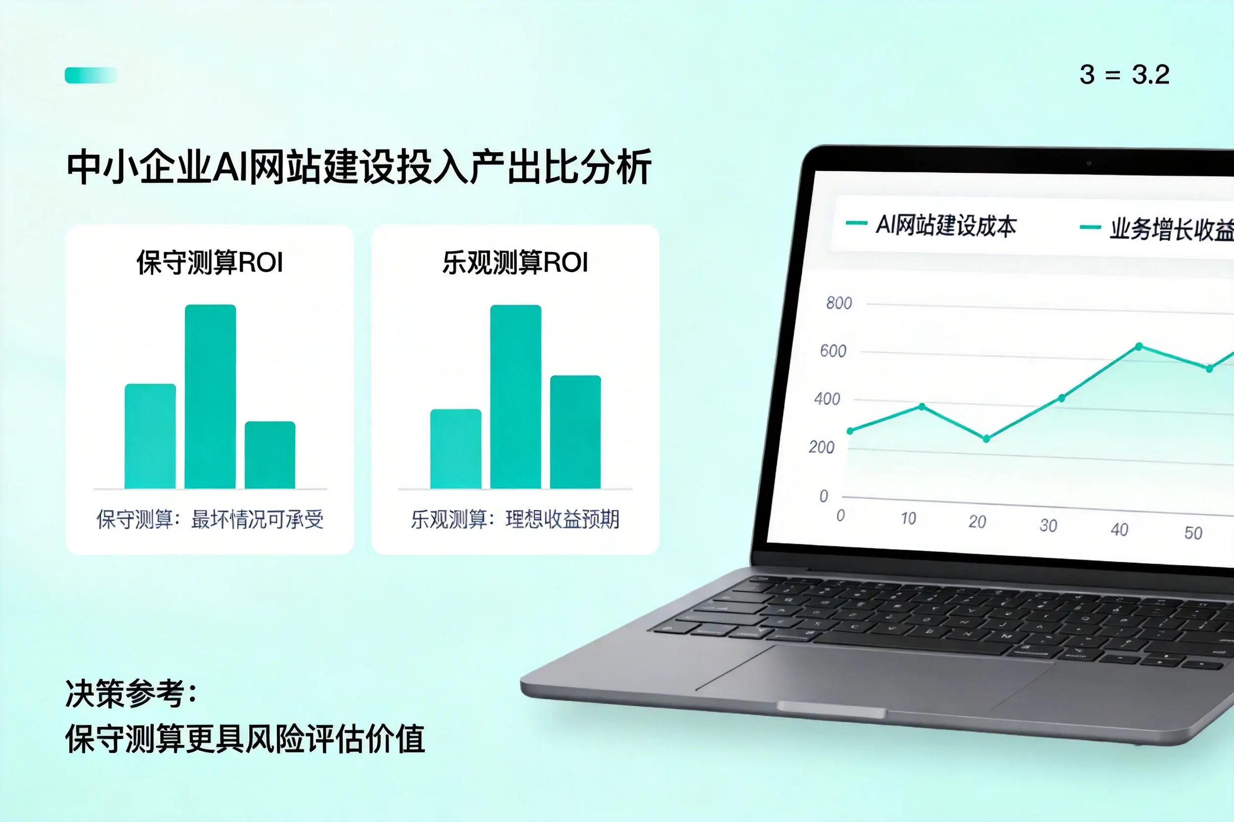 盐城中小企业AI网站建设投入产出比怎么算?先看这份分析