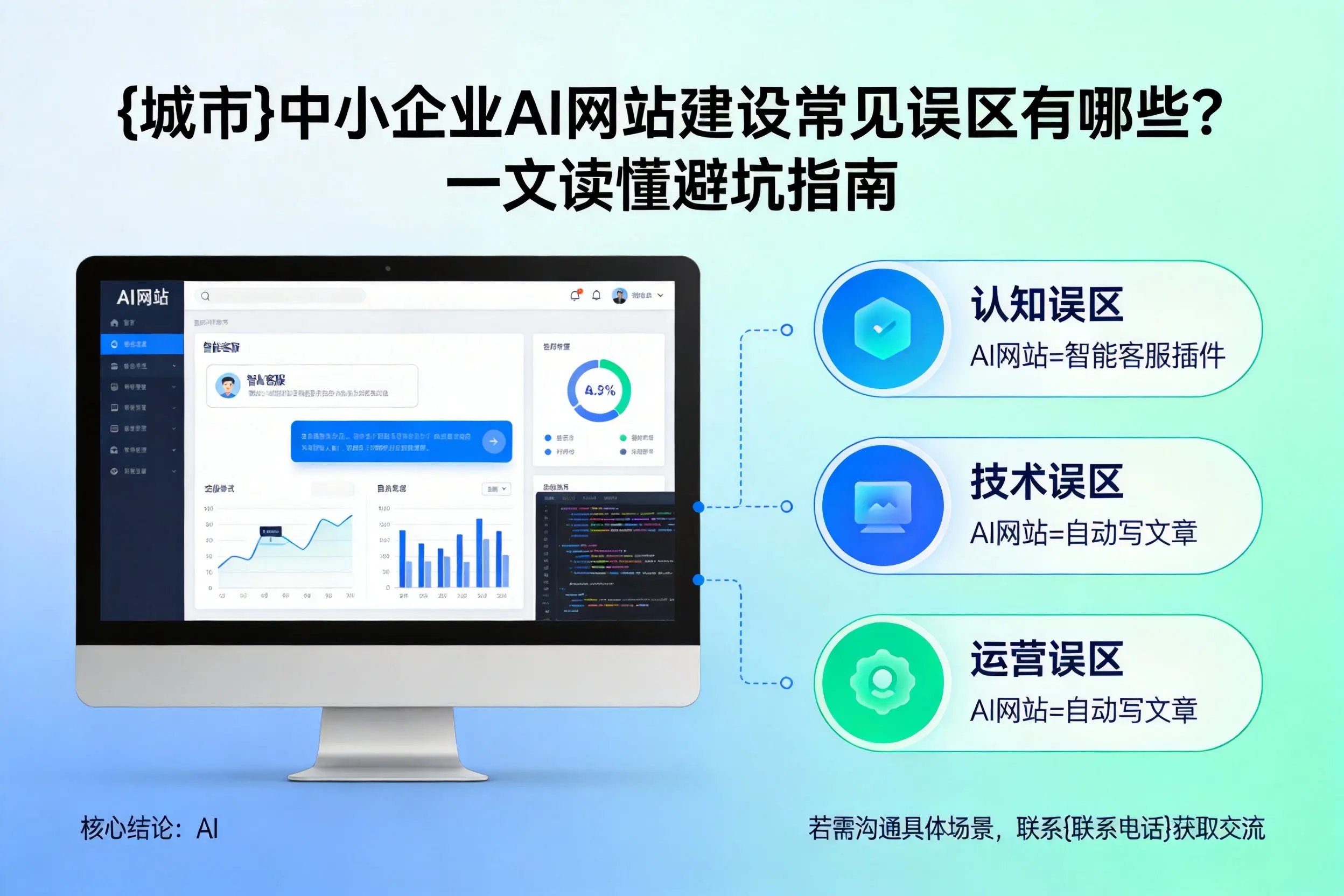 盐城中小企业AI网站建设常见误区有哪些?一文读懂避坑指南