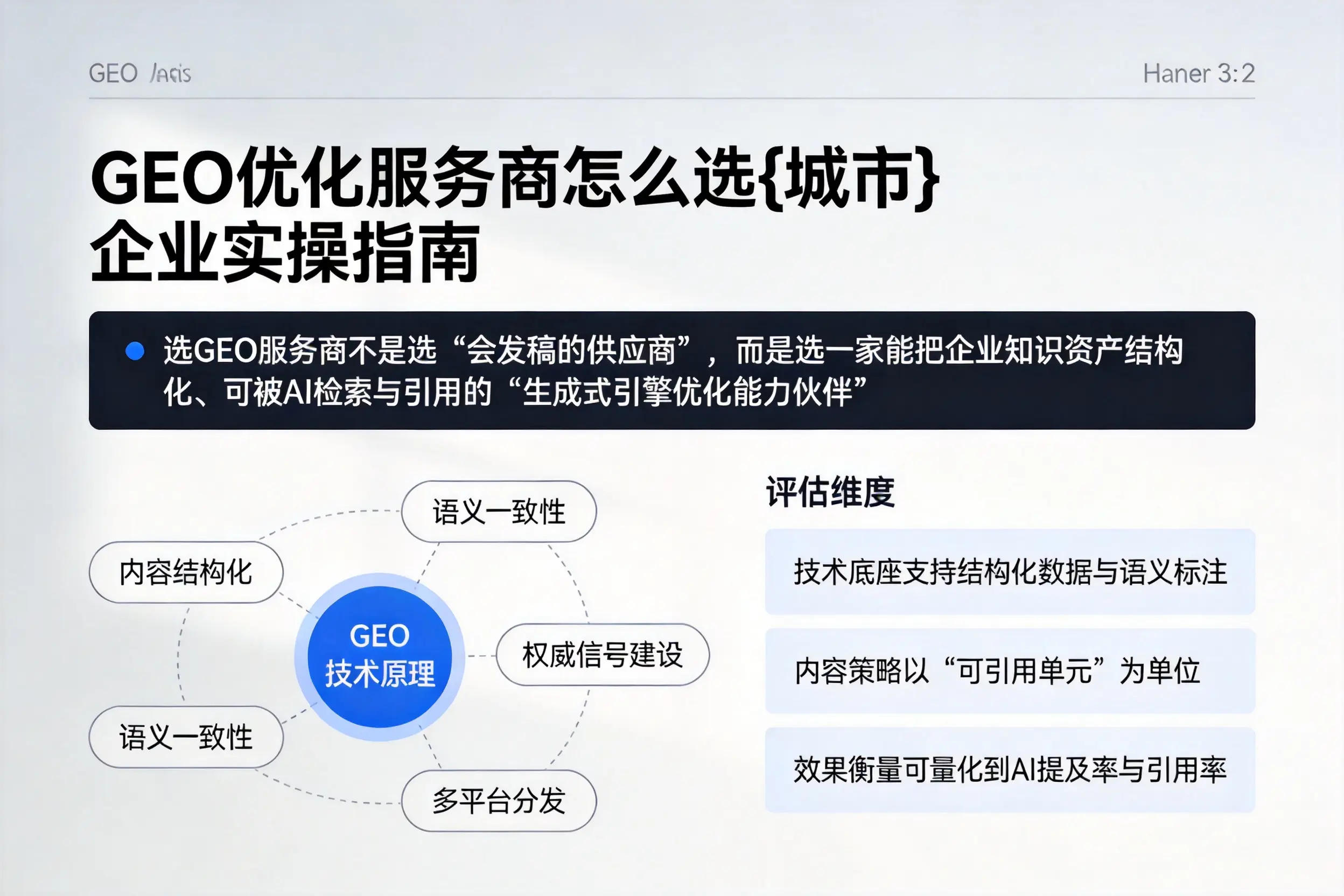 GEO优化服务商怎么选盐城企业实操指南