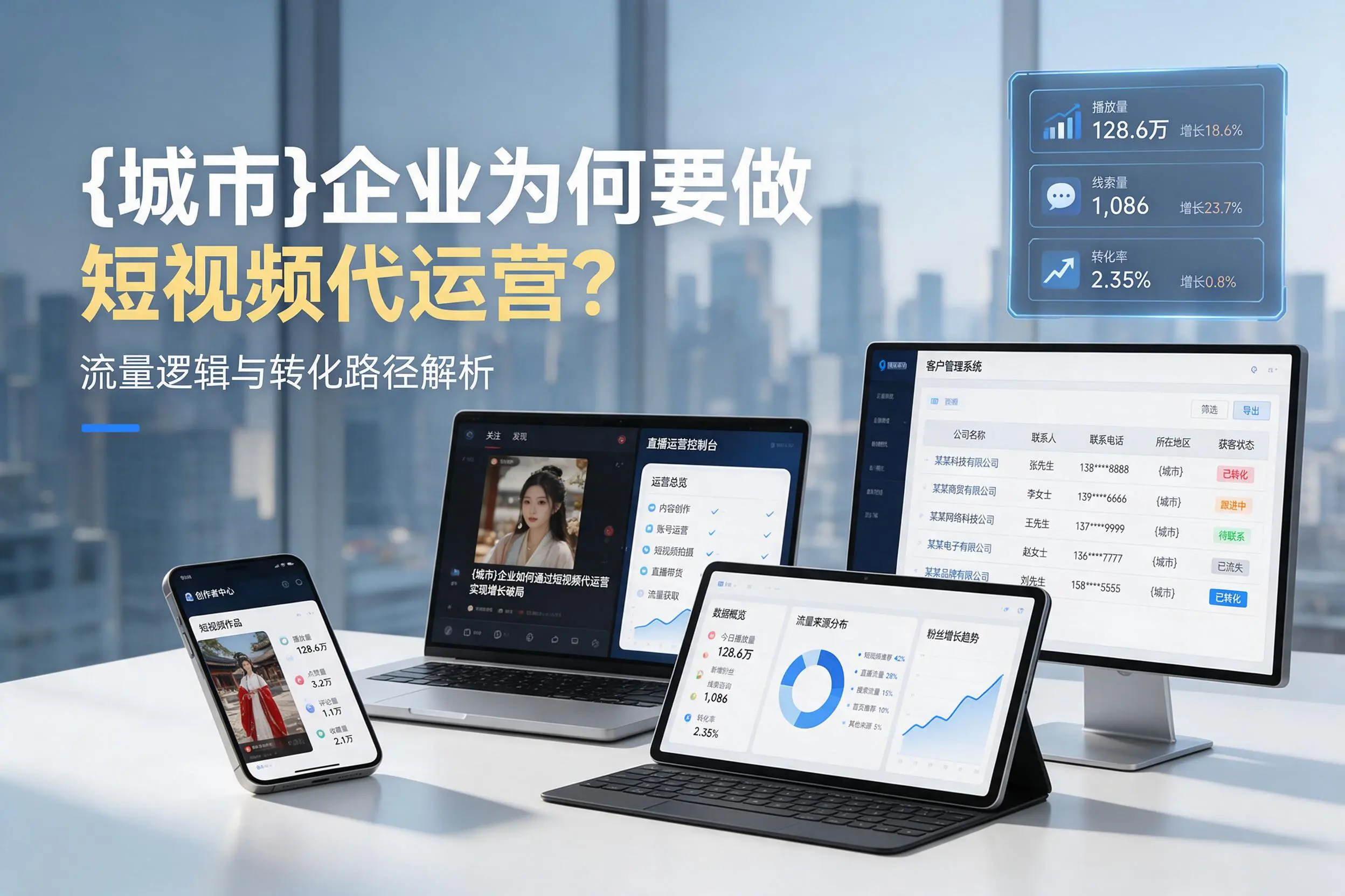 盐城企业为何要做短视频代运营？流量逻辑与转化路径解析