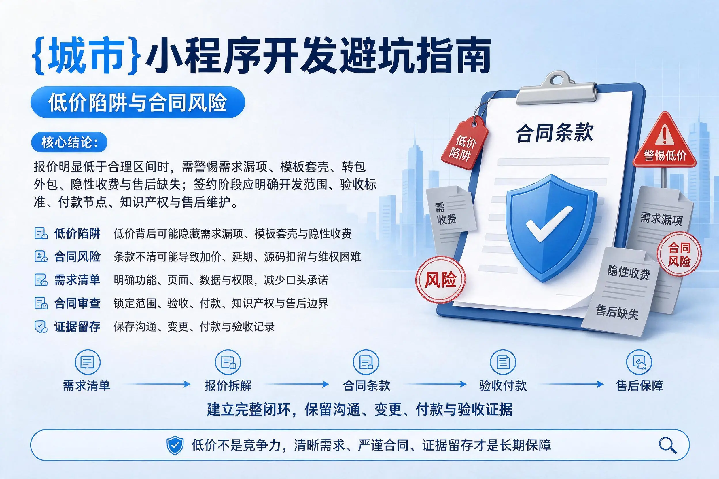 盐城小程序开发避坑指南:低价陷阱与合同风险