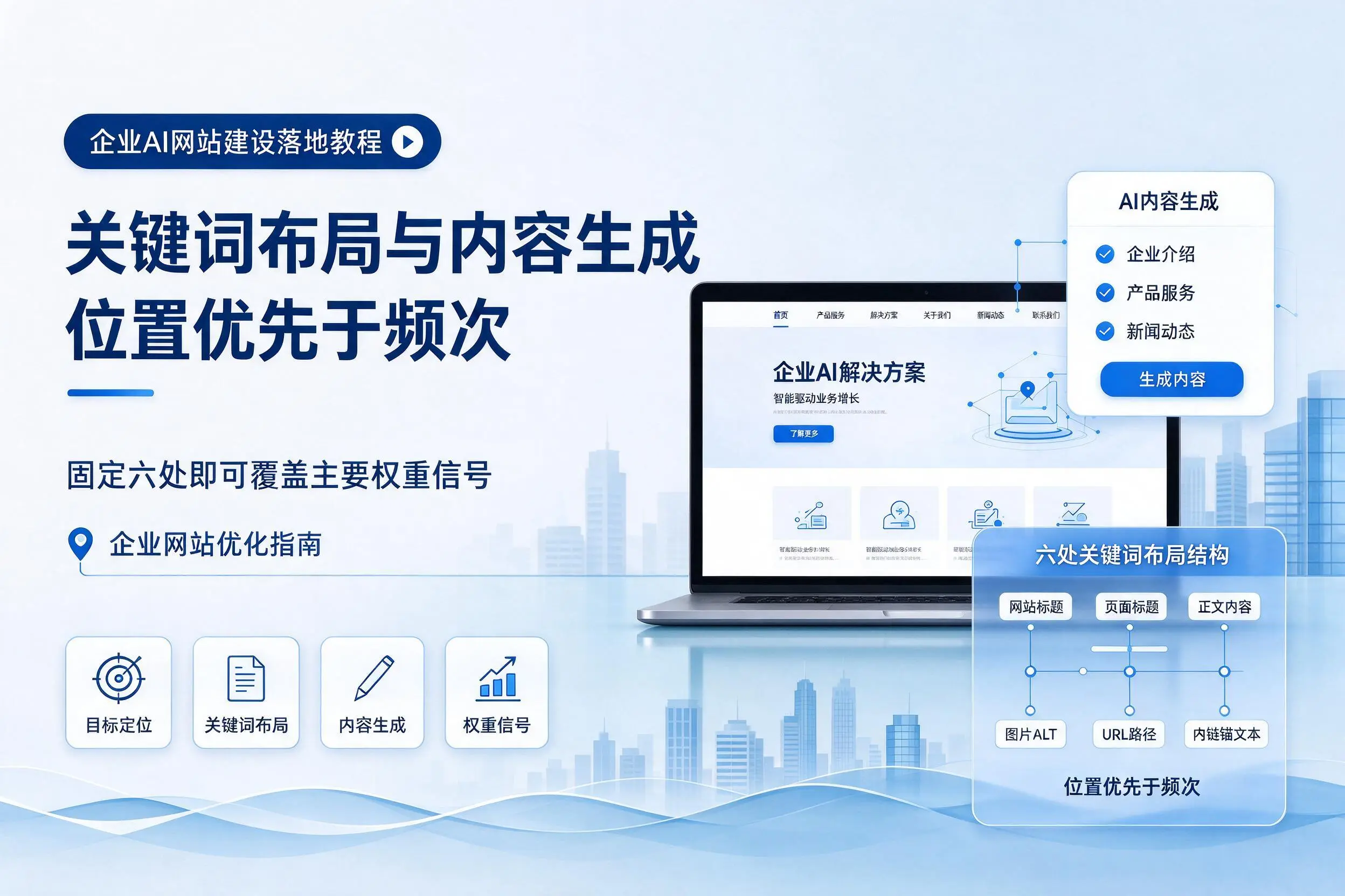 盐城企业AI网站建设落地教程：关键词布局与内容生成