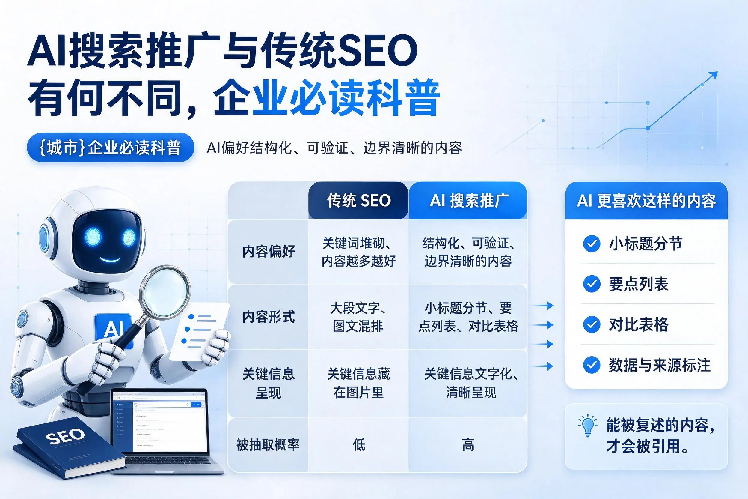 AI搜索推广与传统SEO有何不同，盐城企业必读科普